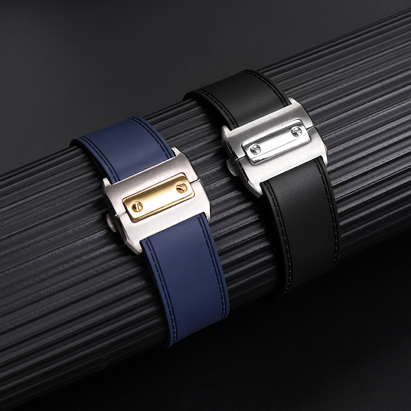 Men'S Accessories Cartier - حزام ساعة كارتييه للرجال، سلسلة سانتوس