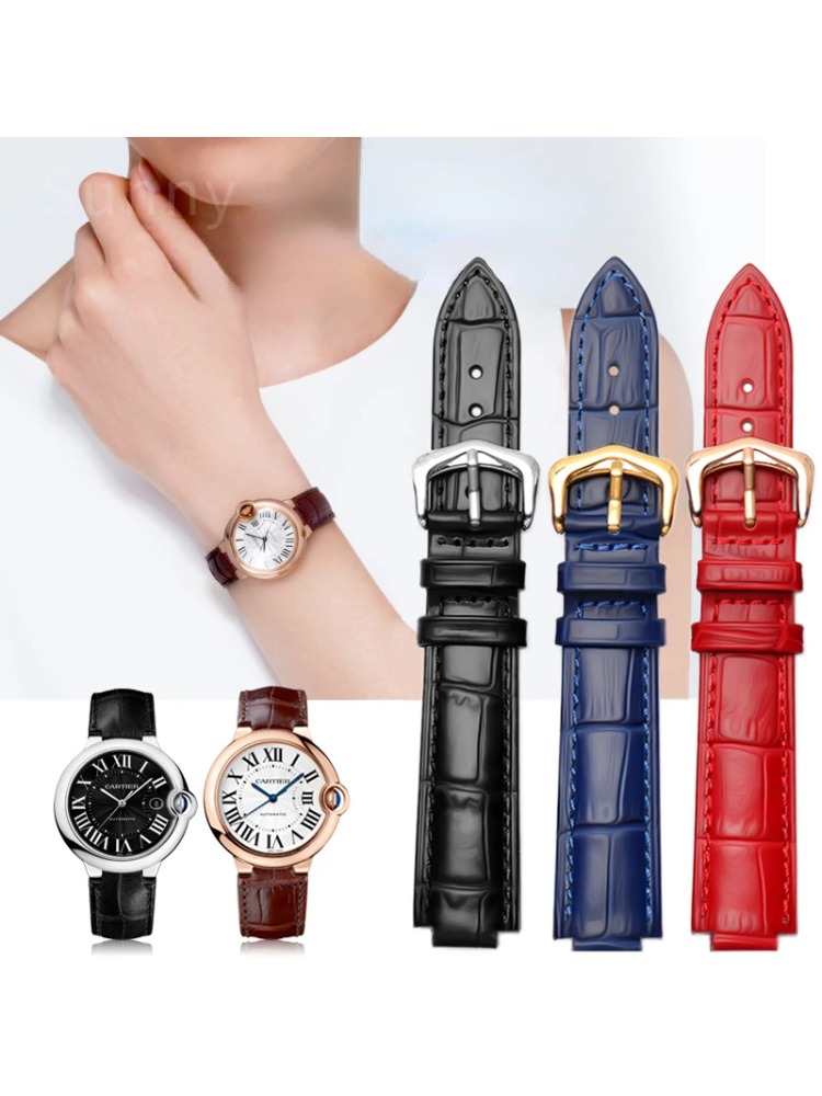 حزام ساعة من الجلد الطبيعي لسا - مراجعة Men'S Accessories Cartier وسعره