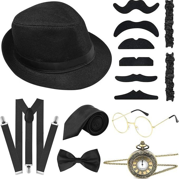 مجموعة إكسسوارات زي غاتسبي للر - مراجعة Men'S Accessories In The 1920S وسعره